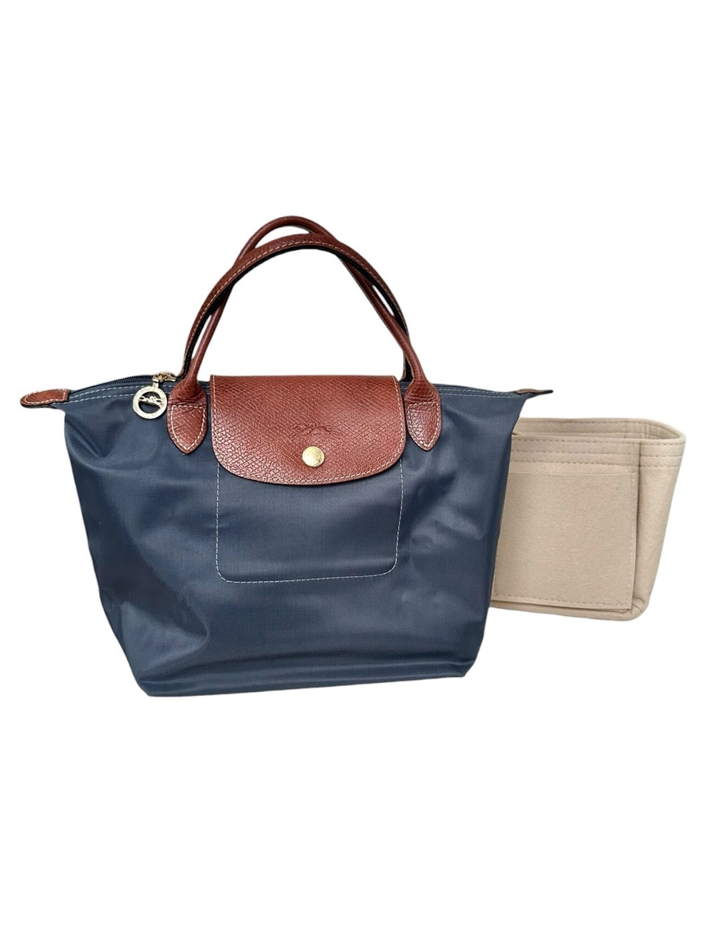 Longchamp Le Pliage Original S Handbag Gray - Picture 9 of 16